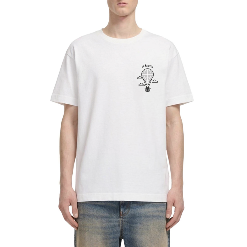 Flaneur Homme Balloon T-Shirt White