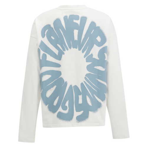 Flaneur Homme Sounds Good Long Sleeve White