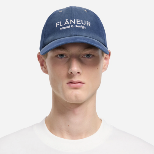 Flaneur Homme Sound & Design Studio Member Cap Washed Navy