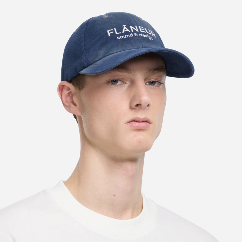 Flaneur Homme Sound & Design Studio Member Cap Washed Navy