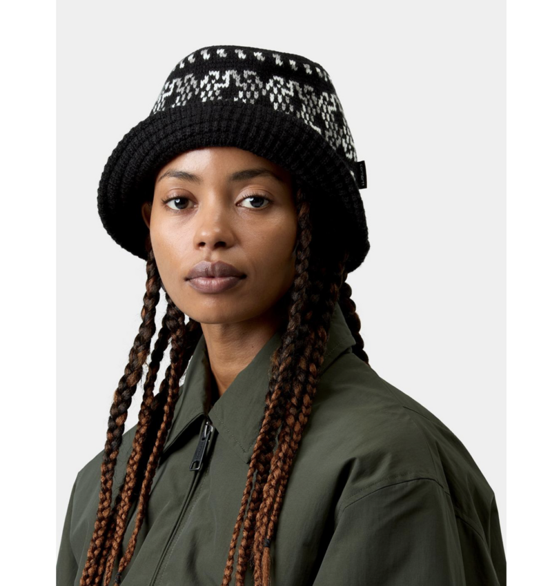 Carhartt WIP Bricky Man Knitted Bucket Hat Black