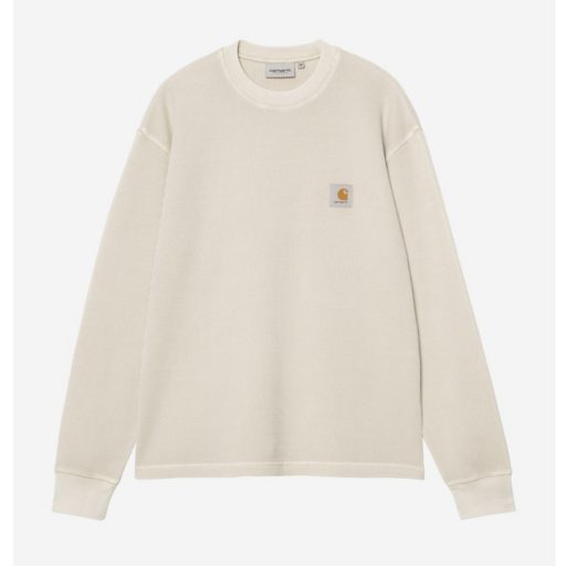 Carhartt WIP L/S Vista Waffle T-Shirt Fleur de Sel