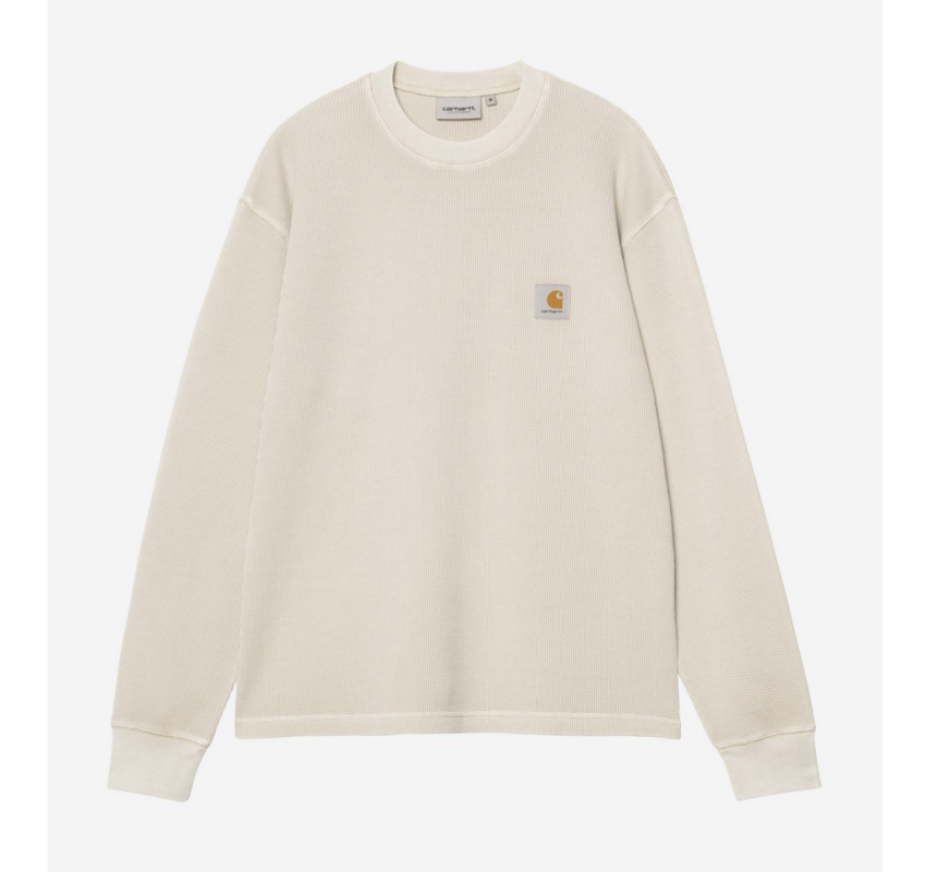 Carhartt WIP L/S Vista Waffle T-Shirt Fleur de Sel
