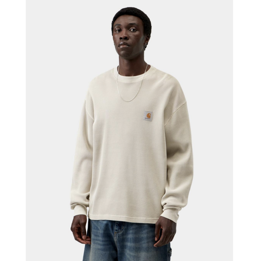 Carhartt WIP L/S Vista Waffle T-Shirt Fleur de Sel