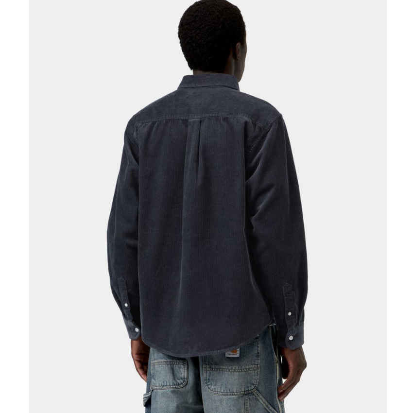 Carhartt WIP L/S Madison Cord Shirt Dark Navy