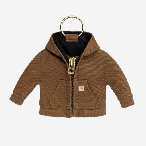 Carhartt WIP Mini Active Jacket Keychain Hamilton Brown