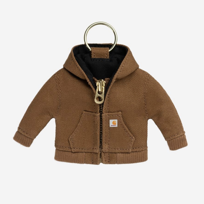Carhartt WIP Mini Active Jacket Keychain Hamilton Brown