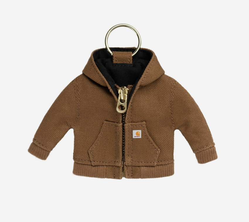 Carhartt WIP Mini Active Jacket Keychain Hamilton Brown