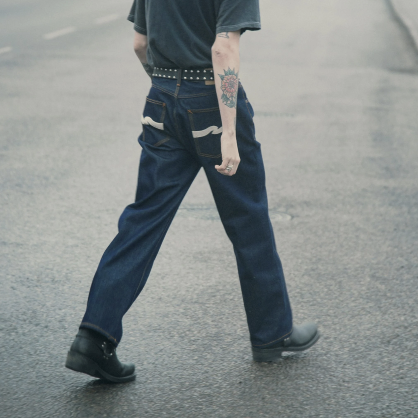 Nudie Jeans Tuff Tony Ecru Waves
