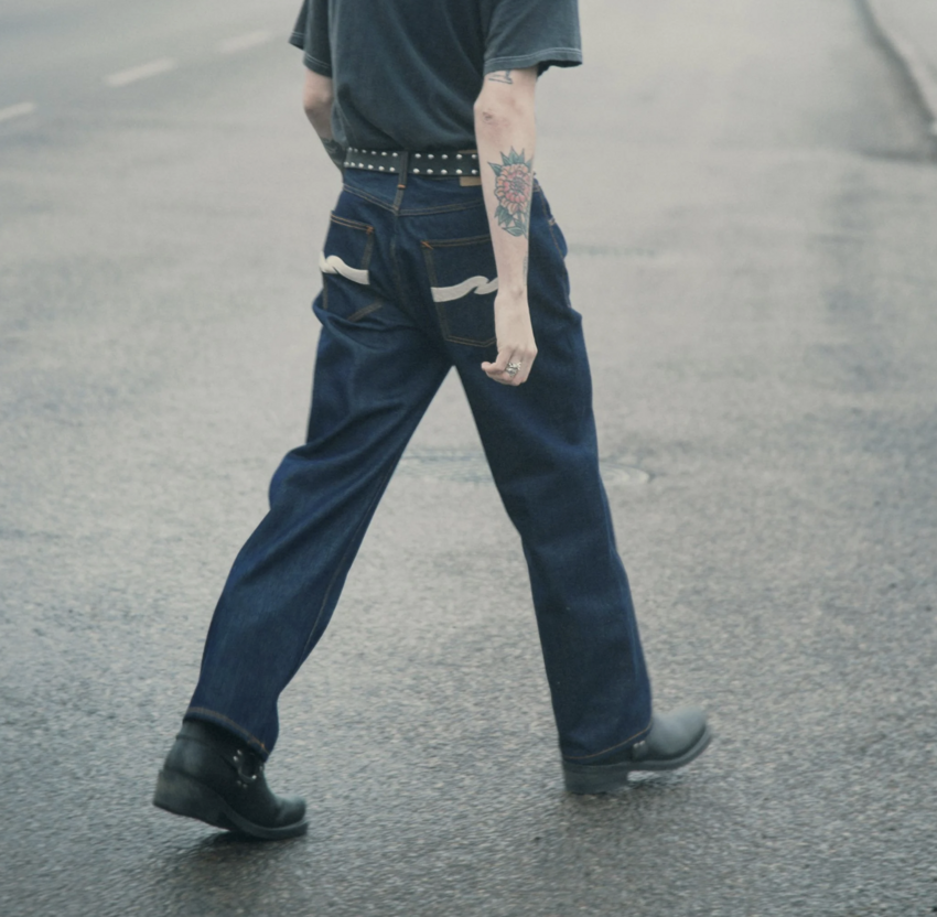 Nudie Jeans Tuff Tony Ecru Waves