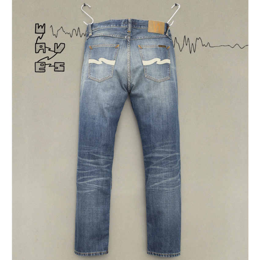 Nudie Jeans Gritty Jackson Tidal Waves