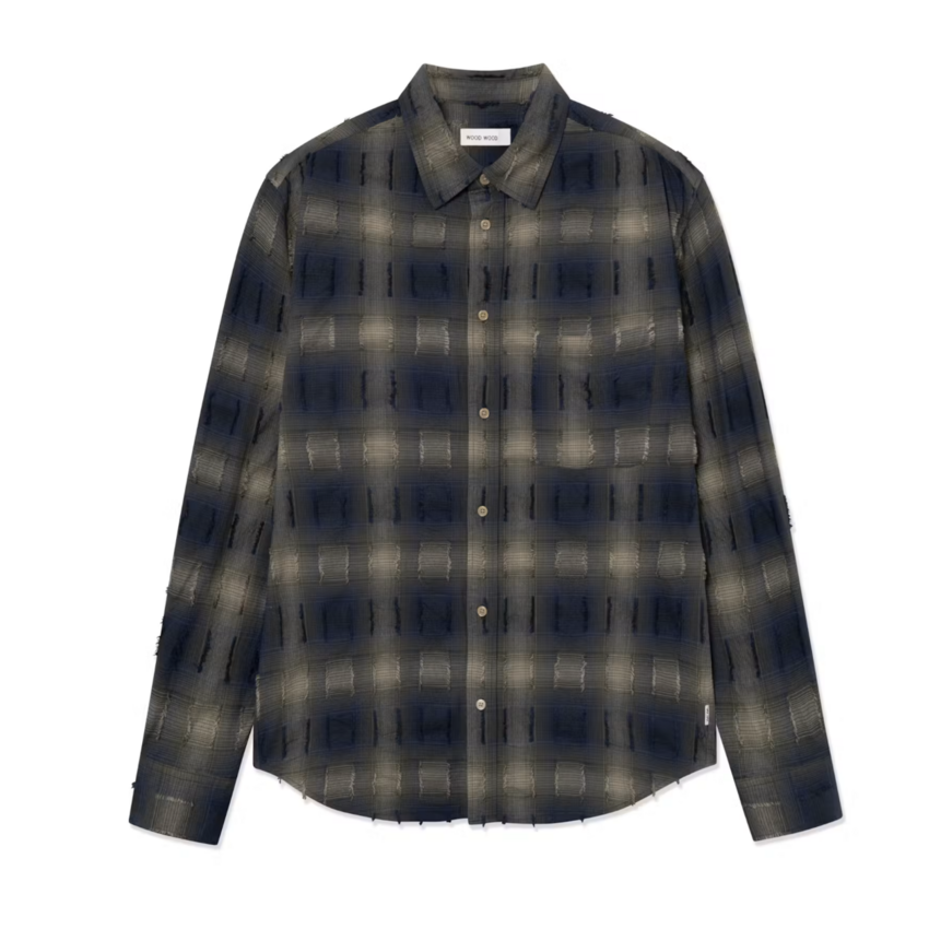 Wood Wood Carter Shirt Salute Check