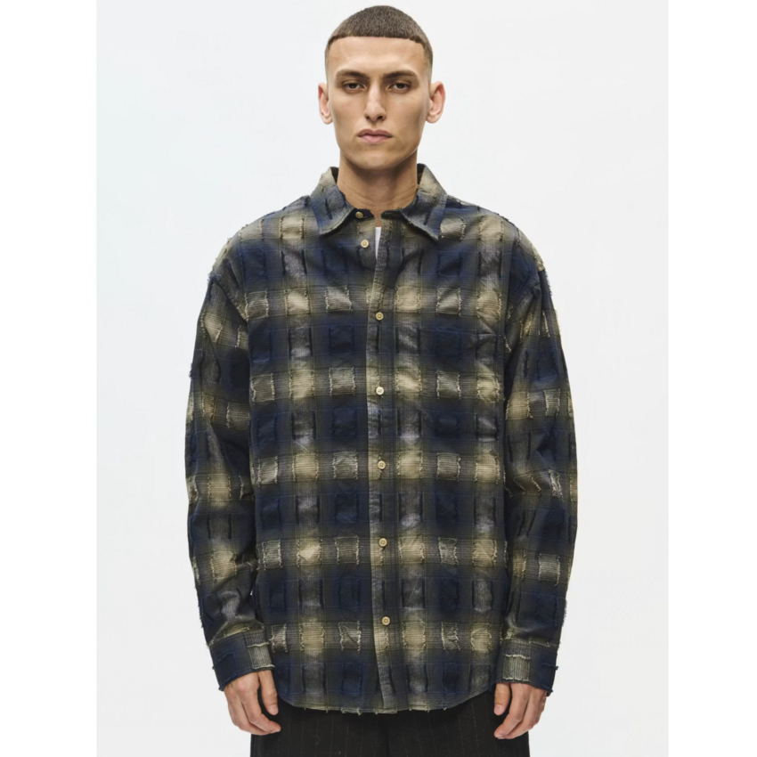 Wood Wood Carter Shirt Salute Check