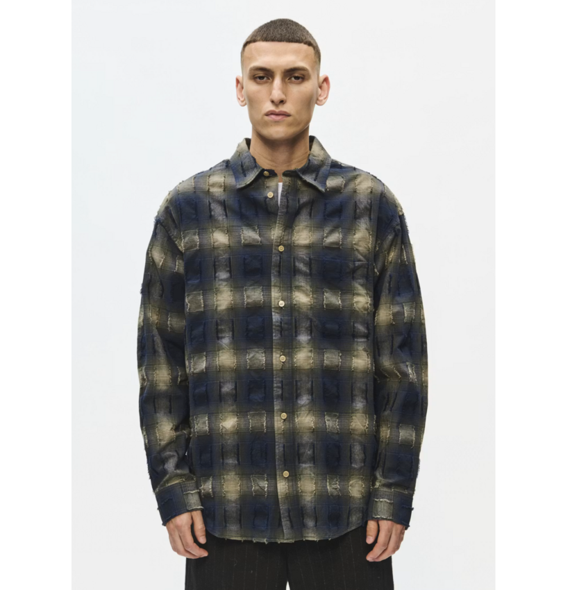 Wood Wood Carter Shirt Salute Check