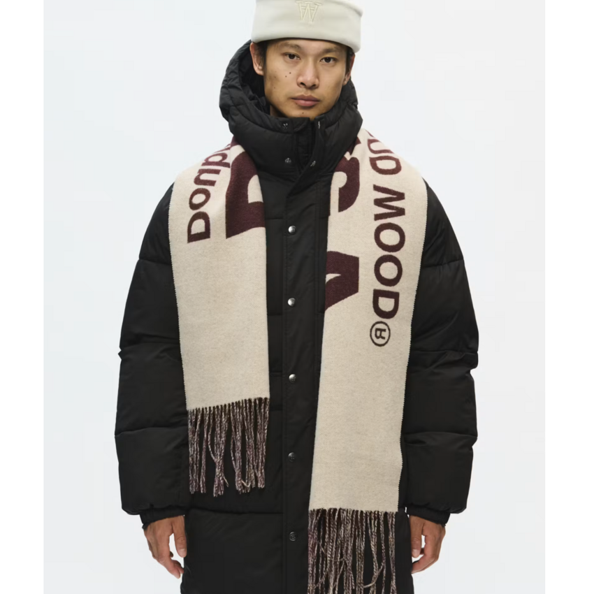 Wood Wood Leon Italic Scarf Decadent Chocolate