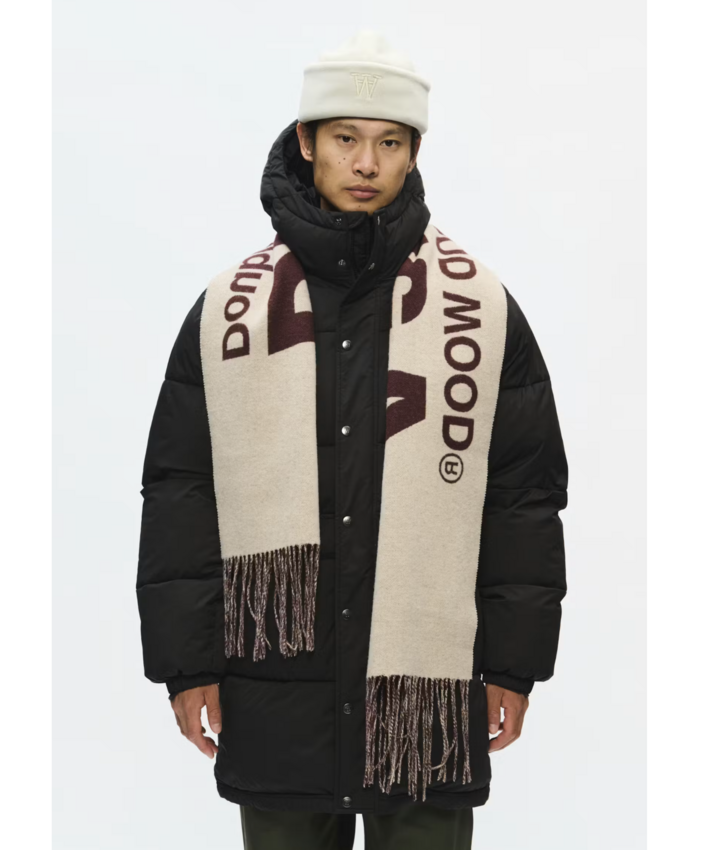 Wood Wood Leon Italic Scarf Decadent Chocolate