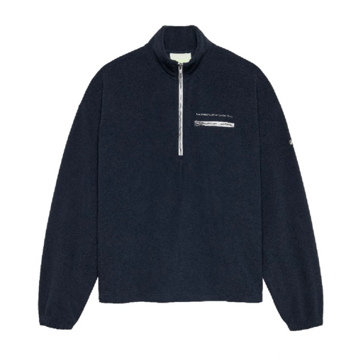 New Amsterdam Surf Association  Fleece Half Zip Dark Night