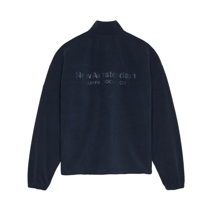 New Amsterdam Surf Association  Fleece Half Zip Night