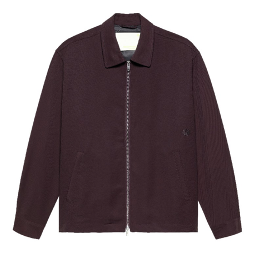 New Amsterdam Surf Association  Zip Up Shirt Wine
