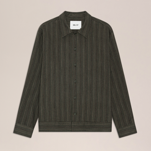 NN.07 Reed 50091 Overshirt Shadow Moss