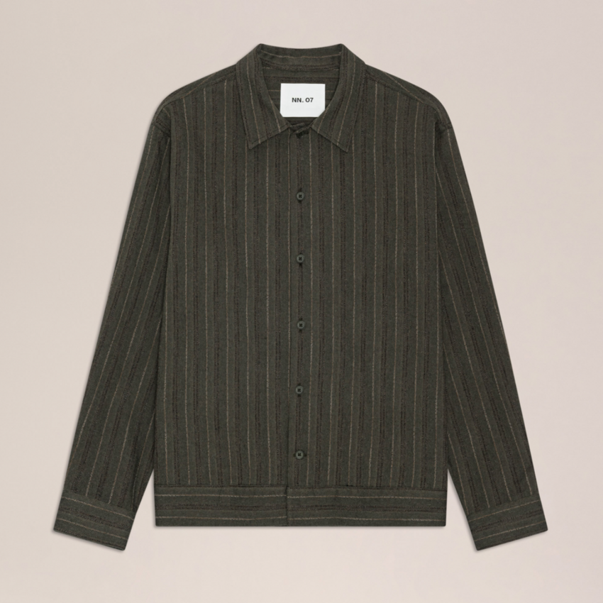 NN.07 Reed 50091 Overshirt Shadow Moss