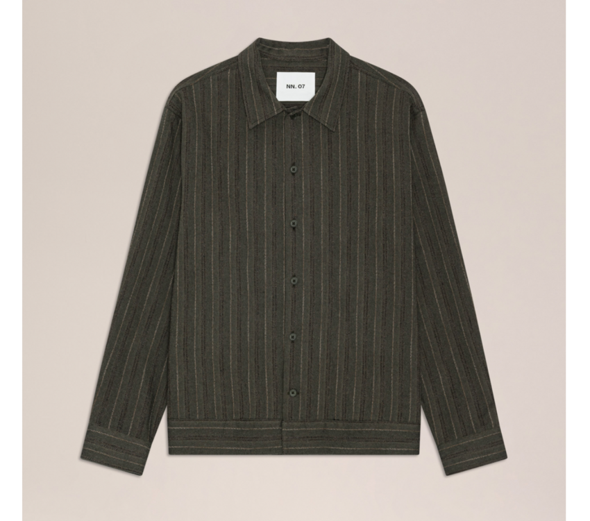 NN.07 Reed 50091 Overshirt Shadow Moss