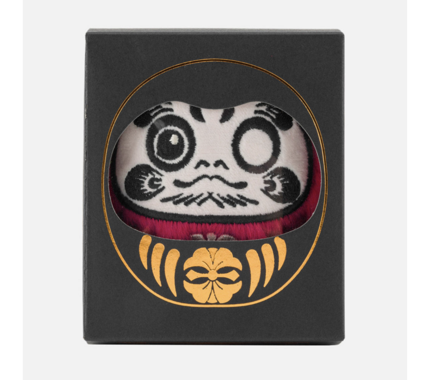 EVISU Evisu Daruma Plush Keychain Red
