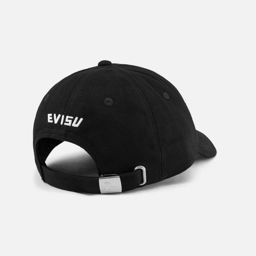 EVISU Cap With Seagull Print Black
