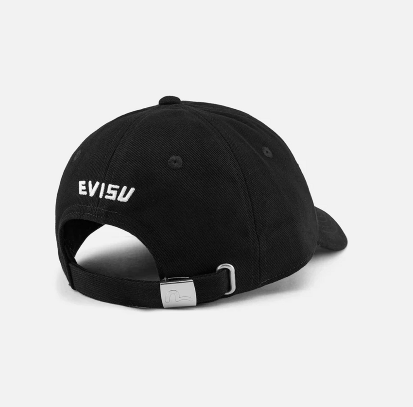 EVISU Cap With Seagull Print Black