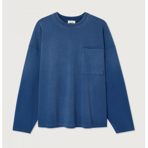 American Vintage Afoma Pocket Longsleeve Ocean Spray