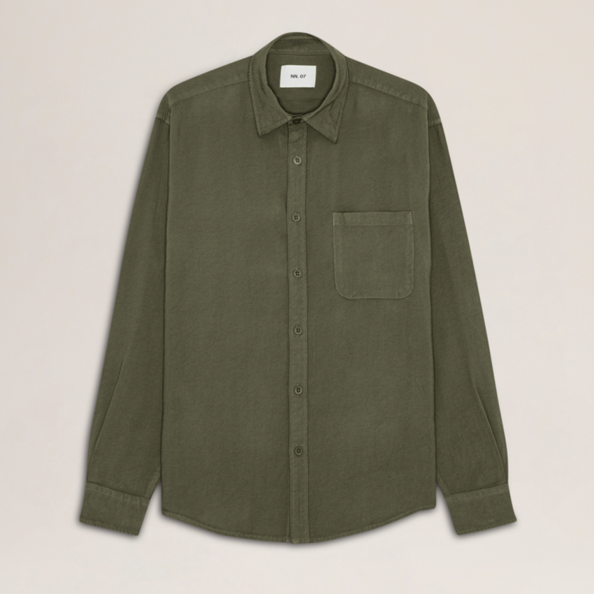 NN.07 Deon Shirt 5027 Shadow Moss