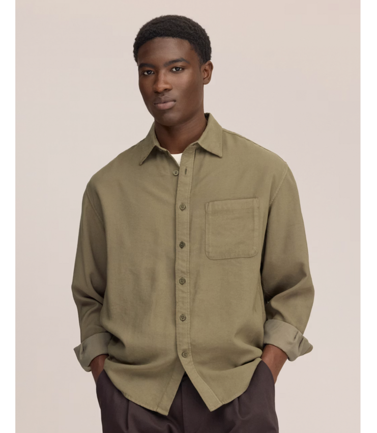 NN.07 Deon Shirt 5027 Shadow Moss