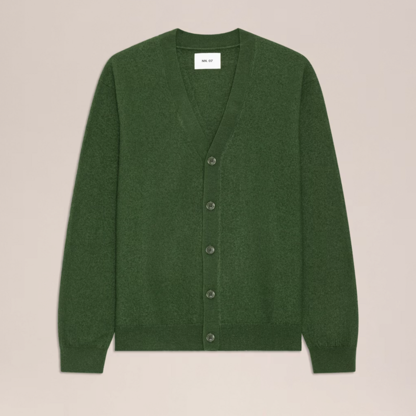 NN.07 Jasper Cardigan 60062 Eden Green