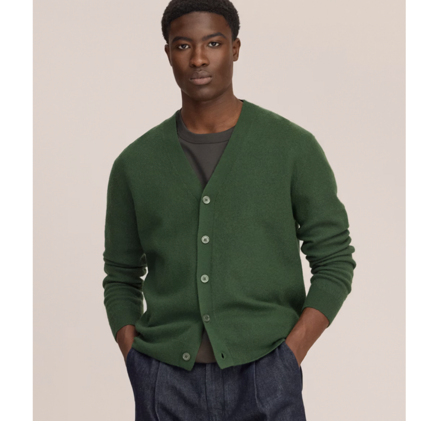 NN.07 Jasper Cardigan 60062 Eden Green