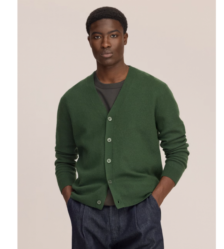 NN.07 Jasper Cardigan 60062 Eden Green