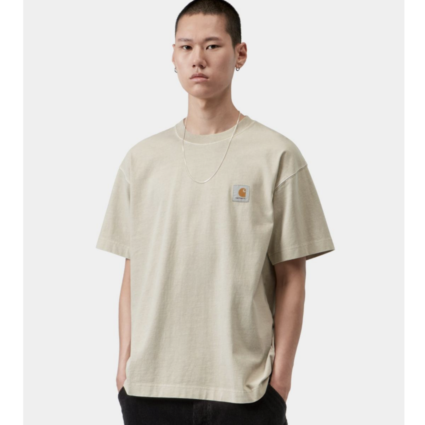 Carhartt WIP S/S Vista T-Shirt Fleur De Sel Garment Dyed