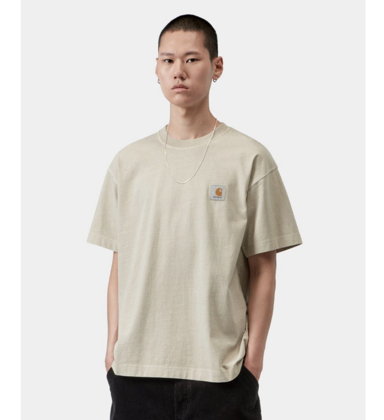 Carhartt WIP S/S Vista T-Shirt Fleur De Sel Garment Dyed