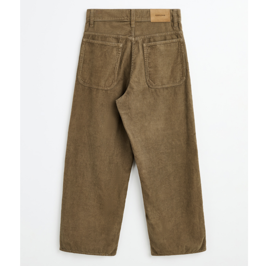 Sunflower Super Wide Corduroy Trouser Taupe