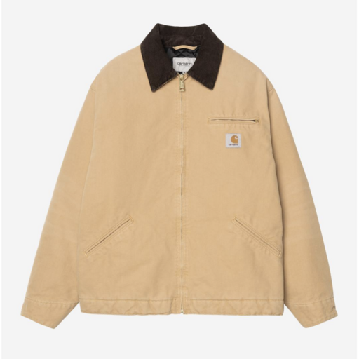 Carhartt WIP OG Detroit Jacket Dearborn Canvas Dusty H/Tabacco