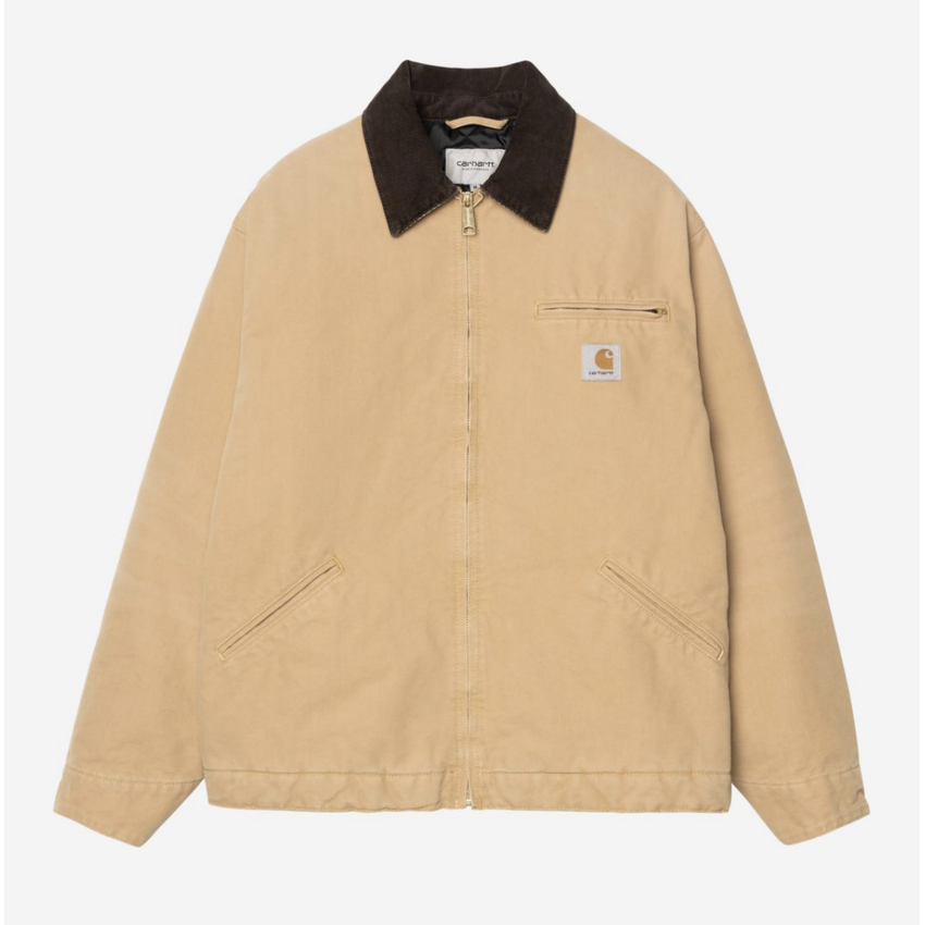 Carhartt WIP OG Detroit Jacket Dearborn Canvas Dusty H/Tabacco