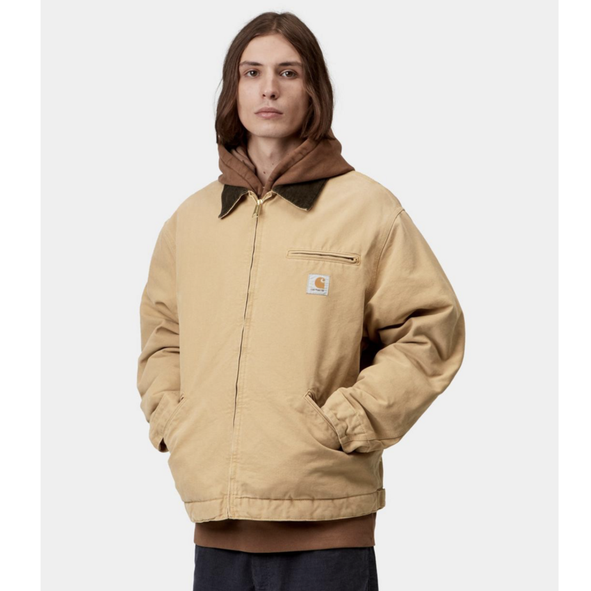 Carhartt WIP OG Detroit Jacket Dearborn Canvas Dusty H/Tabacco