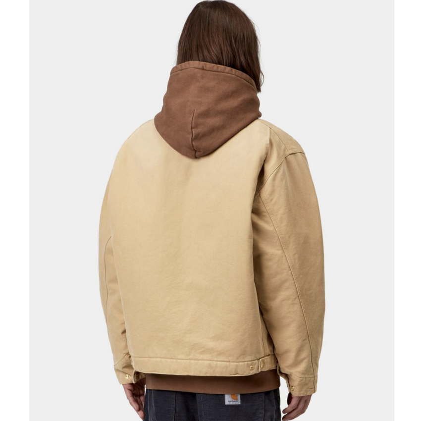 Carhartt WIP OG Detroit Jacket Dearborn Canvas Dusty H/Tabacco