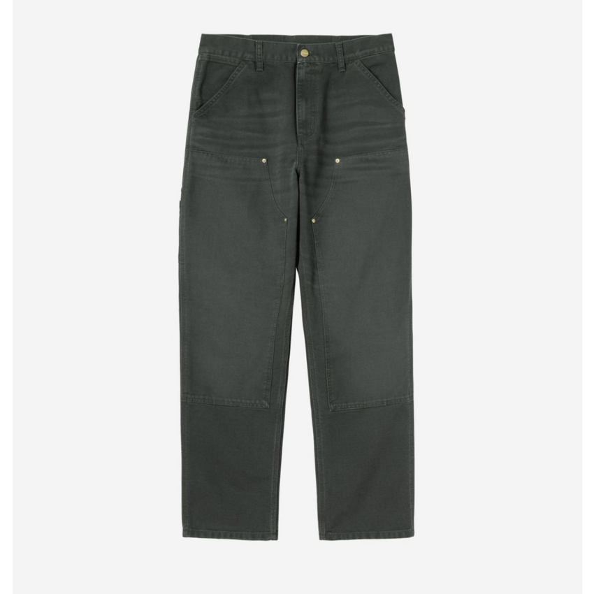 Carhartt WIP Double Knee Pant Dearborn Canvas Raven Stone