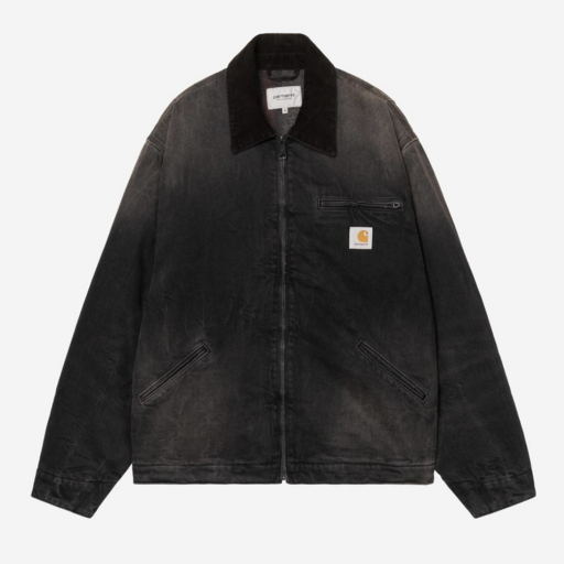 Carhartt WIP OG Detroit Jacket Smith Denim Black/Tobacco