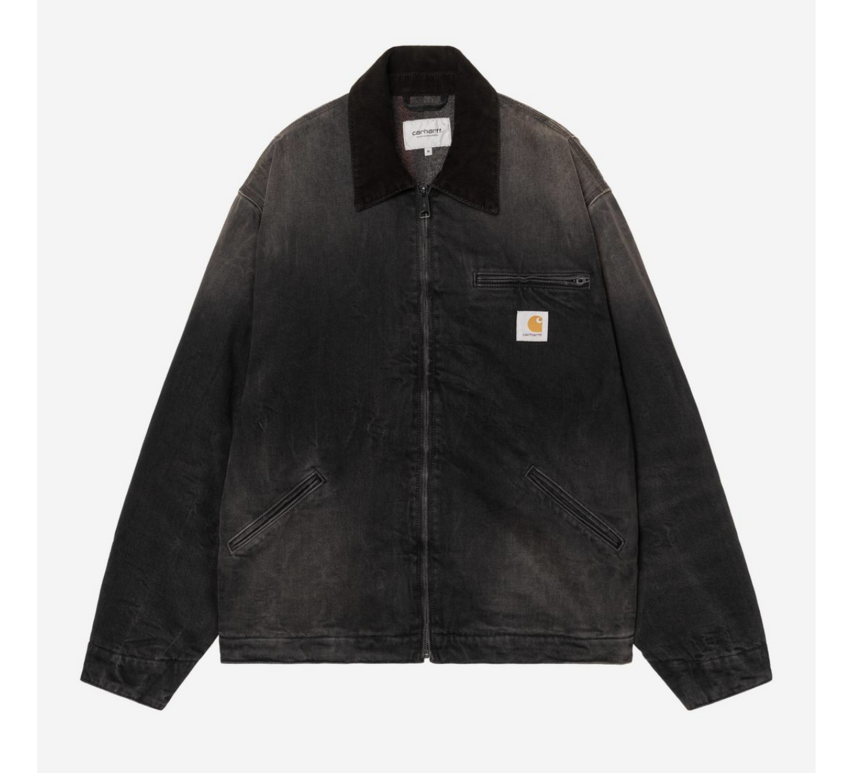 Carhartt WIP OG Detroit Jacket Smith Denim Black/Tobacco