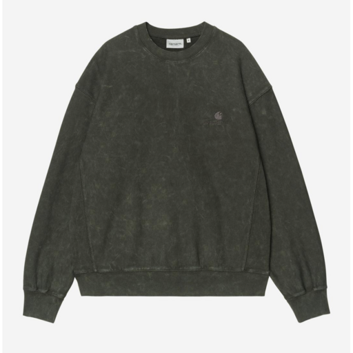 Carhartt WIP Lambert Sweat Cotton Sweat Raven Moon Wash