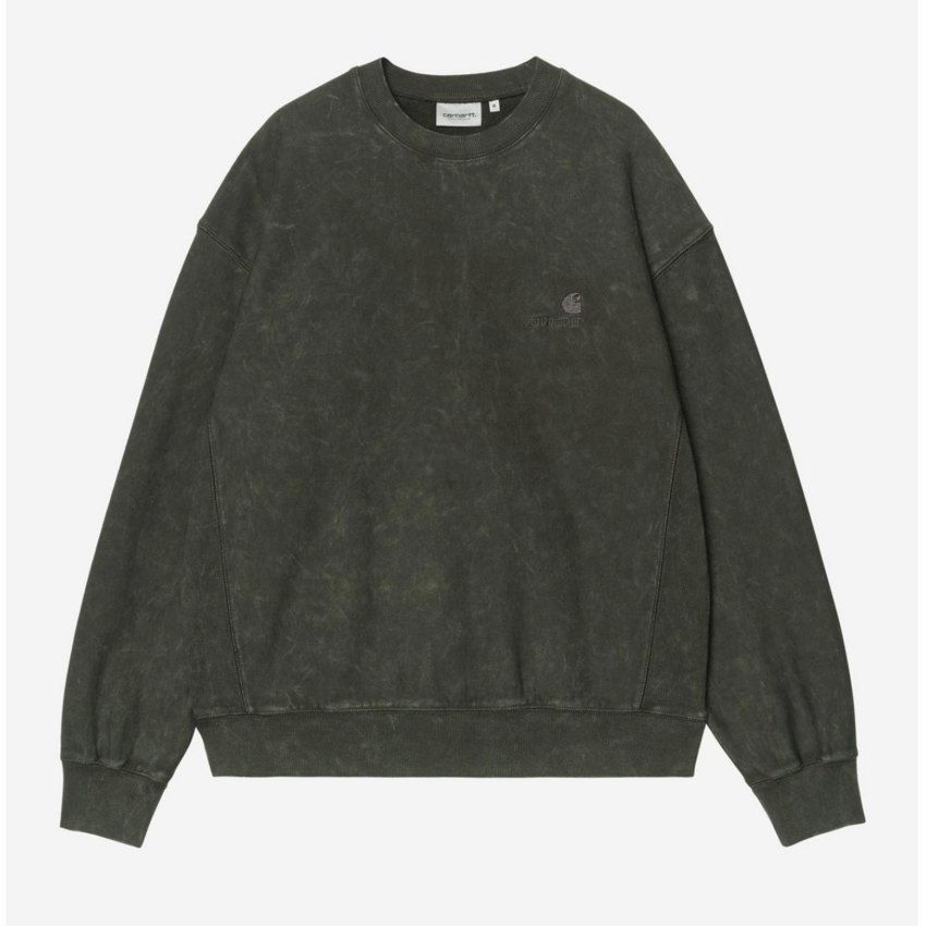 Carhartt WIP Lambert Sweat Cotton Sweat Raven Moon Wash