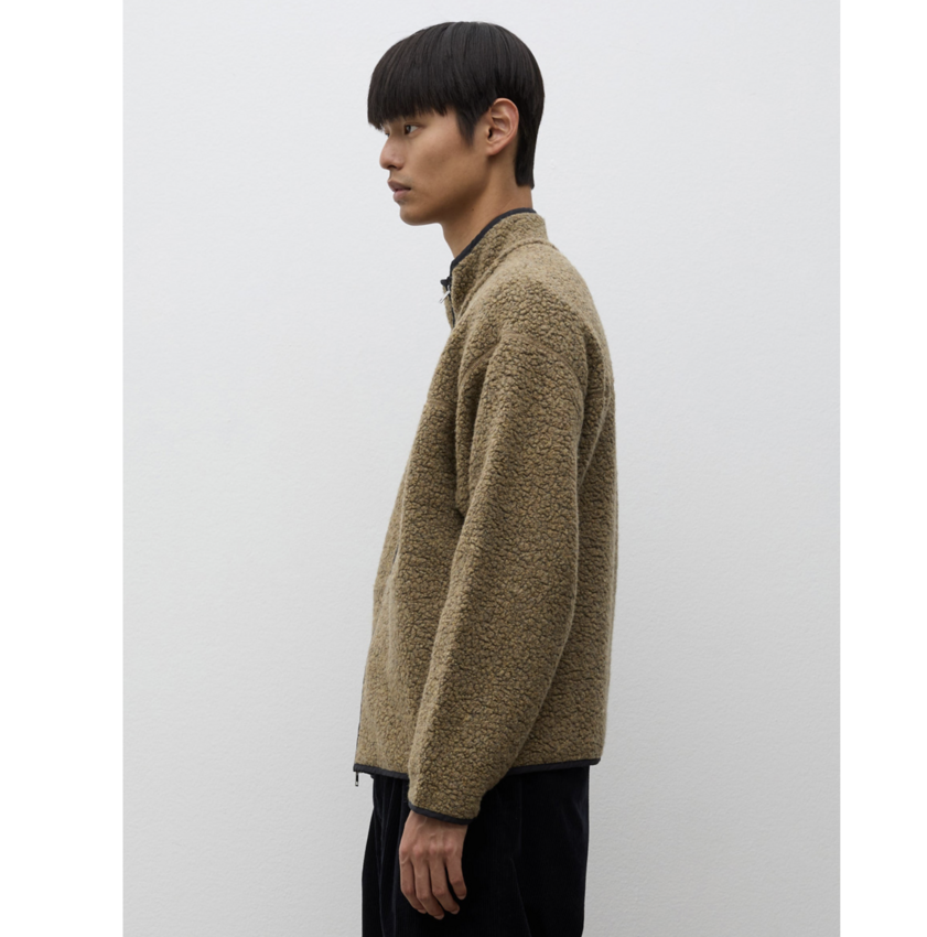 Norse Projects  Bjerget Sherpa Wool Fleece Jacket Butternut