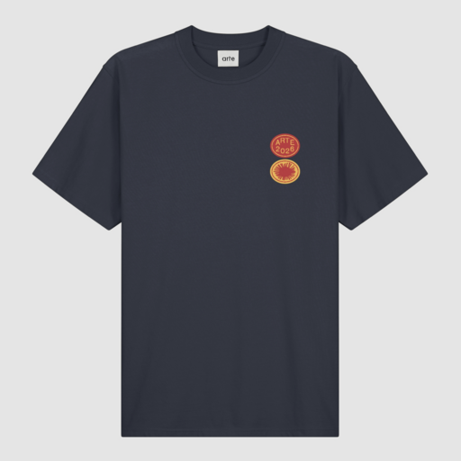 ARTE Antwerp Sun Stamp T-shirt Navy