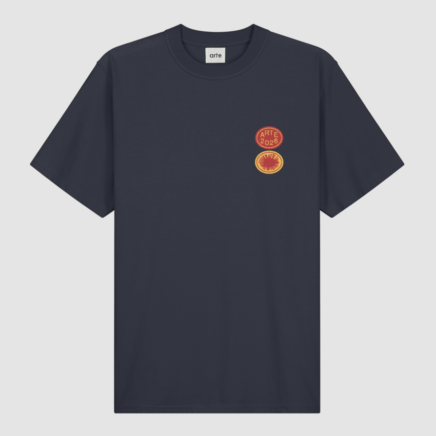 ARTE Antwerp Sun Stamp T-shirt Navy